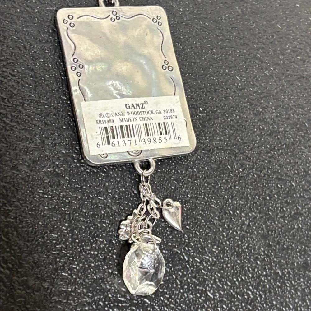 Ganz Guardian Angel Silver Inspirational Pendant Key Chain Car Charm